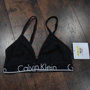 'Calvin Klein ID' Black Bralette